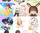 アイコン・イラスト・立ち絵等★可愛くお描きします ココナラ累計1000件超えで安心取引★ミニキャラ通常頭身など イメージ4