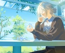 中性寄りのキャラクターイラストを制作します 一枚絵や動画イラストなど、様々な用途でご利用できます イメージ2