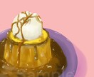 美味しそうで温かみのある食べ物イラストお描きします 思わず手を伸ばして食べてみたくなる絵をおひとついかがですか イメージ7