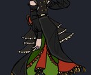 オリジナル衣装でキャラを描かせていただきます ちょっと変わったオリジナル衣装を描きます。 イメージ3
