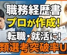 プロが履歴書/職務経歴書作ります 素早く高品質な履歴書/職務経歴書をあなたに！ イメージ1