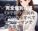 FX初心者に稼ぐための基礎と手法を個別でます 相場の見方・環境認識をマンツーマンで徹底解説 イメージ1