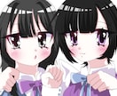 早期納品可能！ギャルゲ風イラストをお描きします ＳＮＳアイコン、サムネ、等使用ＯＫのイラストを作成します！ イメージ2