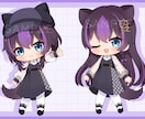 商用利用OK♪可愛いミニキャライラスト描きます Vtuberさんのグッズなどに！ イメージ5