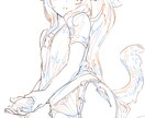 アニメ調イラストを制作いたします 躍動感のある表情豊かなイラストをお手元に イメージ5