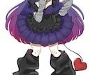 かわいい女の子のイラストを描きます ロリータやメイドさんのイラストが得意です。 イメージ5