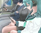 背景込みのイラストを描かせて頂きます ゲームCGやSNSのヘッダー、動画内の挿絵など承ります！ イメージ5