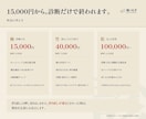 ホームページが伝わらない原因を診断します 直し方の地図を納品。作り直しの押し売りはしません。 イメージ9