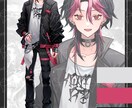 立ち絵・キャラクターイラスト制作します 【商用利用込】TRPG・IRIAM・ゲーム・配信などに イメージ5
