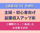 副業初心者でも２週間で0→1達成した方法教えます 資金も知識も経験も不要！誰でも真似できる超簡単収入アップ術 イメージ1