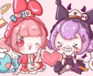 可愛いミニキャラのアイコンやデザインができます 個性的なミニキャラを好み自体でデザインできる イメージ6