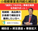 小規模事業者持続化補助金 事業計画整理を支援します 認定経営革新等支援機関 × 行政書士連携で安心 イメージ1