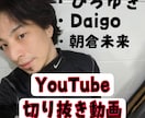 あなたの見つけたYouTubeの切り抜きを作ります あなたの見つけた動画を切り抜いて字幕をつけたり編集します イメージ1