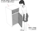 正確な寸法の物品イラスト描きます 小物から靴・自転車・家具・大型家電まで イメージ2