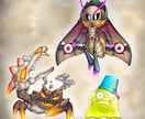 モンスターデザイン作成します ゲームに登場する様な魔物を、カッコいいから可愛いまで！ イメージ4