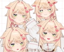 Vモデルをイラスト〜モデリングまで全制作いたします 破綻なく高可動＆高クオリティなLive2Dモデリング イメージ5