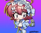 短納期！カワイイちびキャライラスト制作します 筋肉マッチョからロボ娘まで！幅広いキャラクターに対応！ イメージ2