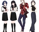 ご希望のキャラクターイラストを制作致します 動画サムネ/立ち絵/SNSアイコンなど様々な用途に対応！ イメージ9