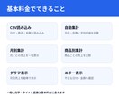 Pythonで売上分析ツールを作ります VBA・ピボット・簡易DBも対応します イメージ1