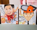 大好きを具現化！コラボ似顔絵描きます あの推しと、このキャラで、あなたの遊び心教えて下さい！ イメージ4
