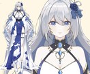 アニメ調のLive2D用パーツ分け立ち絵を描きます VTuber・配信に！モデルの元になる立ち絵を描きます イメージ1