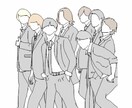 お洒落な線画イラスト描きます フルーツカラーのおしゃれ線画ならお任せあれ！ イメージ5