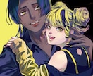 一枚絵描きます イケメンイケおじ、イケ女、イケオバなど強めのキャラ得意です イメージ5