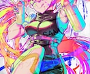 商用OK！目を惹く一枚絵を描きます サムネ、背景などにあなただけの華やかなオリジナルの世界観を！ イメージ4