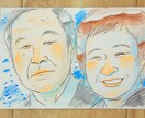 現物発送＊大切な家族の似顔絵をお描きします 絵本のような優しいタッチで心を込めて制作致します。 イメージ3
