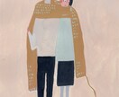 温かみのある人物の絵を描きます 素朴でかわいい絵が挿絵にぴったりです イメージ3