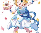 商用OK！キャラクターイラスト作成します 元気でカラフル可愛い絵を提供します！ イメージ5