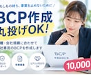 丸投げOK!!御社専用の事業継続計画作成します BCPを業種・会社規模に合わせてオーダーメイドします♪ イメージ1