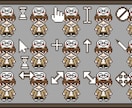 マウスカーソルを作成します ドット絵でオリジナルカーソルを作成します イメージ4