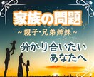 家族問題★親子★兄弟姉妹★【人生総合】★鑑定します ★親子・兄弟姉妹★家族の関係★人生総合★詳細鑑定★霊視★ イメージ1