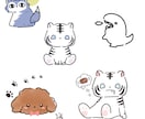 ゆるくてかわいいイラスト描きます 思わず触りたくなるようなゆるいイラストが好きな方へ届け イメージ6