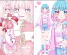 実績650件超え！最高に魅力的な立ち絵制作します Vtuber、IRIAM、グッズ等！キャラデザからも可能です イメージ5