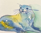 大切なペットをやさしい手描きイラストにします いつもの可愛い姿を、手描きの一枚に残しませんか？ イメージ1