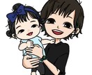 SNSアイコン作成します 似顔絵またはご自身で考えたキャラでアイコンを作成します！ イメージ1