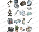 医療系アイコンイラスト販売してます チラシ・PR・SNS・ショップ・メニュー素材におすすめ イメージ2