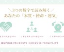 モニター価格で数秘術であなたの本質を読み解きます これからの人生を生きていくために自分を知るヒントが欲しい方へ イメージ3