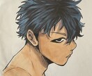 男性キャラが好きな方へ提供します とても顔の良いオリジナルキャラを描いています。 イメージ3