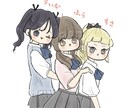 きゅるんと可愛いイラスト描きます アイコンなどに使えるイラストを描きます イメージ10