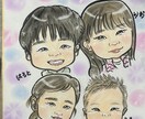 特徴を誇張しない優しい似顔絵作成します ペット、家族、カップル、お祝い、インテリアにいかがですか？ イメージ6