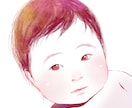 お子さん似顔絵描きます リアルタッチのアイコンを写真から制作 イメージ3