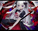 歌ってみたなどMV一枚絵作成致します ダークで唯一無二な世界観が得意です イメージ1