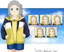 表情差分付き！キャラクター立ち絵描きます TRPG等ゲーム用、Vチューバー用にどうぞ！ イメージ1