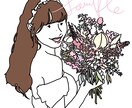 シンプルでオシャレな似顔絵作成します シンプルだけどなんか似てる！お写真をもとに作成します イメージ1
