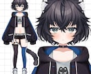 キャラデザ～全身モデリングまで制作いたします 商用利用料込み！高品質なモデルでVtuberデビュー！ イメージ4