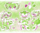 ケモノのキャラクターデザインを制作します 配信で使うキャラがほしい、自キャラがほしい人にオススメ！ イメージ3