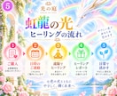 虹龍の7つの光で心とエネルギーを整えます 七色の光で、本来のあなたの輝きを思い出す イメージ5